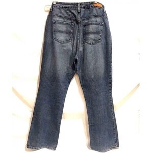 Tommy Hilfiger Womens High Waist Distressed Relaxed Distressed Bootcut Jeans 12